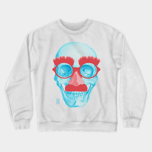 Nose Skull Crewneck Sweatshirt by Andriu